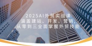 2025AI外贸实战课：涵盖建站、开发、营销, 从零到三全面掌握外贸技能-云享网创