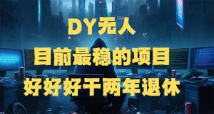 DY无人，目前最稳的项目，矩阵放大边旅游边赚钱，好好好干两年退休-云享网创