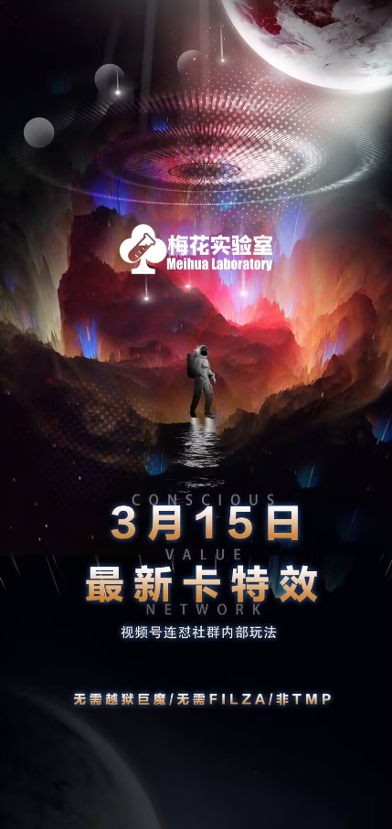 梅花实验室视频号连怼玩法-3月15日最新卡特效技术(无需越狱、巨魔、tmp)-云享网创
