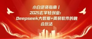 小白逆袭指南，2025玄学轻创业：Deepseek大数据+周易算法的融合玩法-云享网创