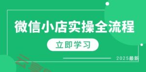 微信小店实操全流程，专属达人佣金、1688一件代发、商品预售、选品技巧等-云享网创