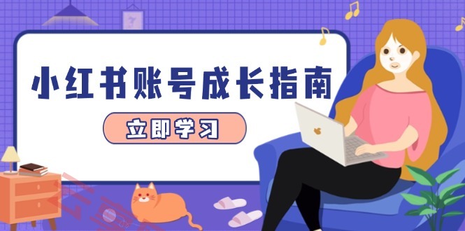 小红书账号成长指南，爆款选题+精准定位+数据分析，系统提升账号变现能力-云享网创