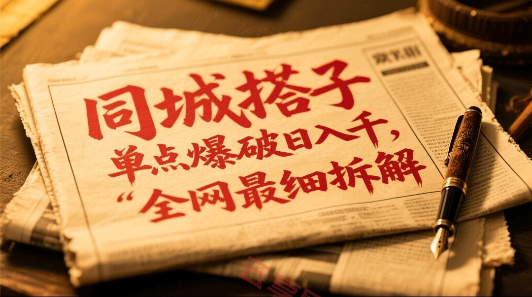 同城搭子群19.9单点爆破日入千，搭子组局月入万，全网最细拆解-云享网创