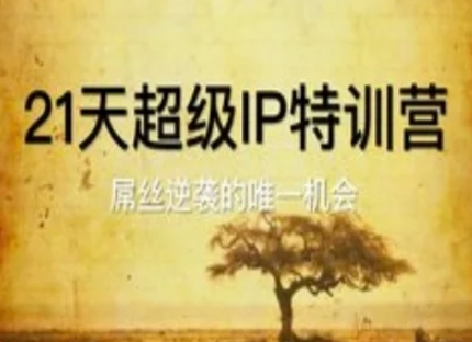 21天超级IP特训营，屌丝逆袭的唯一机会-云享网创