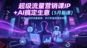 超级流量营销课IP+AI搞定生意(5月新课)干货十足的流量指南，可行性强的提效攻略-云享网创