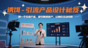 诱饵-引流产品设计秘笈，用一个引流产品，吸引精准客户，让他们主动找你-云享网创