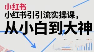 小红书引流实操课，从小白到大神-云享网创