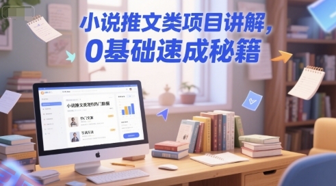 小说推文类项目讲解，0 基础速成秘籍-云享网创