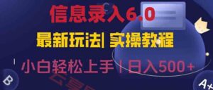 信息录入6.0，几秒钟一单，一部手机即可，无需经验照抄答案，随时随.地…-云享网创