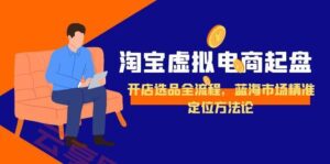淘宝虚拟电商起盘，开店选品全流程，蓝海市场精准定位方法论-云享网创