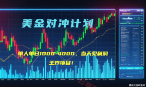 2025年最暴力项目“美金先登计划”最新最强对冲战法,每日实际收益1K-4K-云享网创