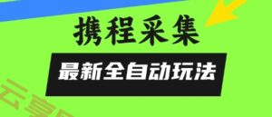 携程信息采集全自动玩法，0风控，无脑开干【揭秘】-云享网创