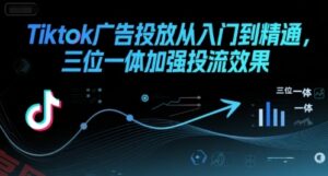 Tiktok广告投放从入门到精通,三位一体加强投流效果-云享网创