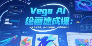 Vega AI绘画速成课：快速上手流程，核心功能解析，作品高效产出-云享网创