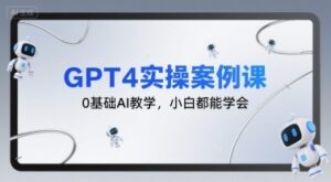 GPT4实操案例课，0基础AI教学，小白都能学会-云享网创