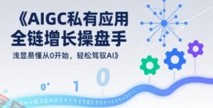 AIGC私有化应用全链增长操盘手，浅显易懂从0开始，轻松驾驭AI-云享网创