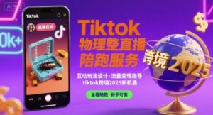 Tiktok物理整蛊直播陪跑服务-tiktok跨境2025-云享网创