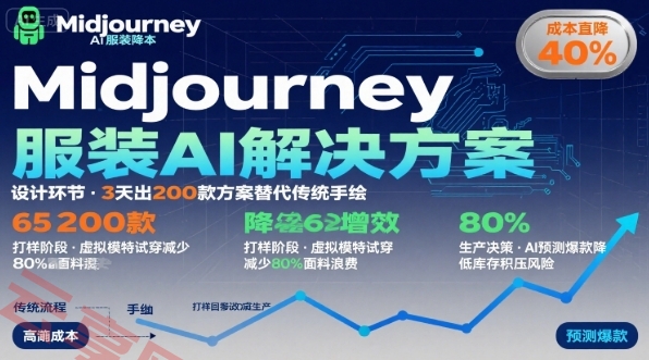 AI在服装领域的运用，使用midjourney做服装辅助企业降低成本-云享网创