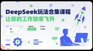 DeepSeek玩法合集课程，让你的工作效率飞升-云享网创