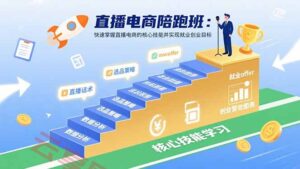 直播电商陪跑班：快速掌握直播电商的核心技能并实现就业/创业目标-云享网创