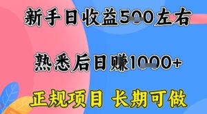 全年可变现项目，收益高无门槛，正规项目，长期可做，一天收益1k+一台电脑在家创业【揭秘】-云享网创