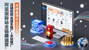 阿里国际站全链路运营,店铺搭建+直通车推广+全站推广,月询盘增长200%+-云享网创