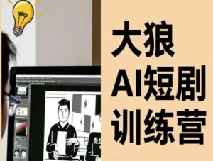 大狼AI短剧训练营-短剧课程(更新中)-云享网创