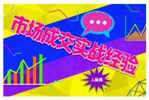 市场成交实战经验,从认知觉醒到实操落地,快速掌握市场开拓与成交核心能力-云享网创