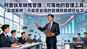 阿里铁军销售管理：可落地的管理工具+实战案例，不能拿业绩的管理都在扯淡-云享网创