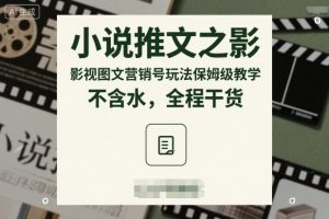 小说推文之影视图文营销号玩法保姆级教学，不含水，全程干货-云享网创