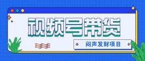 微信视频号带货项目，轻松日赚赚2000+，这个挣钱入口很多伙伴都在闷声发财-云享网创