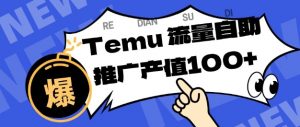 专注于Temu商家提供精准曝光浏览量，助力店铺排名提升和转化，单机日收入80-130【揭秘】-云享网创
