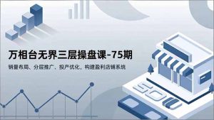 万相台无界三层操盘课-75期，销量布局、分层推广、投产优化，构建盈利店铺系统-云享网创